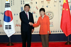 시진핑-박근혜 회담 “양국 관계 노력 목표 제시” 