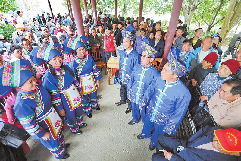 장(壮)족의 전통명절, '싼웨위에싼(삼월삼, 三月三)' 가요제