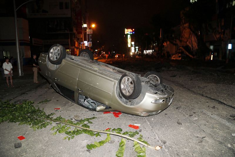 타이완서 대형 가스폭발 사고 발생, 사망자 22명