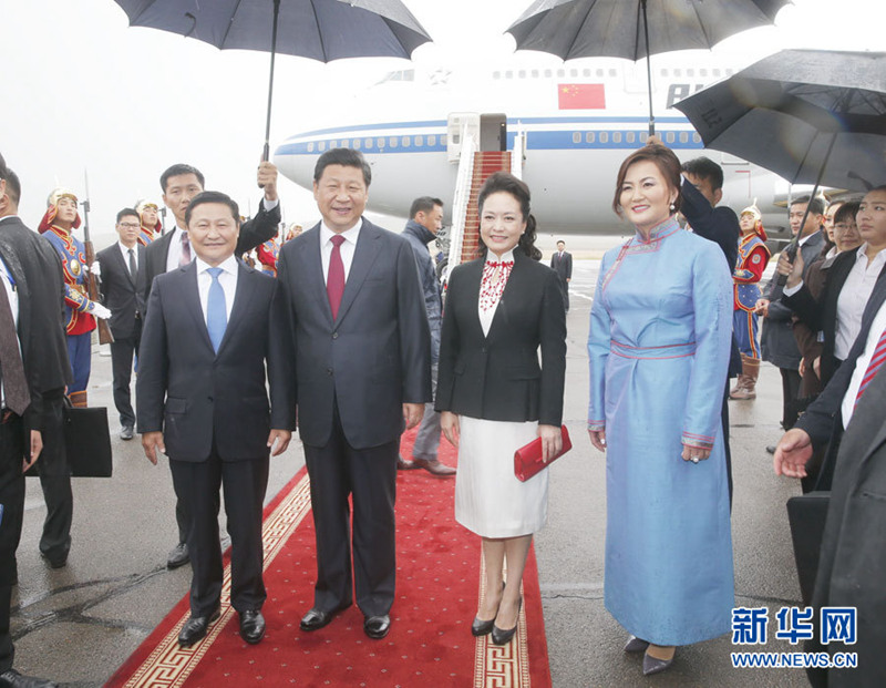 시진핑, 울란바토르 도착해 몽골 국빈방문 시작