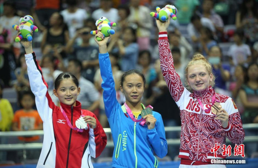 유스올림픽 중국 女 트램펄린 주쉐잉 선수 金  획득 