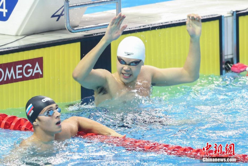 中 위허신 선수, 유스올림픽 접영 50m 금메달 획득