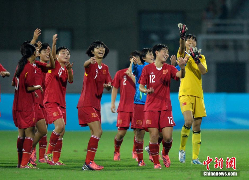 유스올림픽 中 여자 축구 5:0로 베네수엘라 꺾고 우승