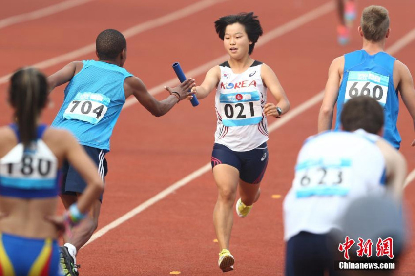 유스올림픽, 국적 불문 ‘세계연합릴레이’ 열어…680명 참가