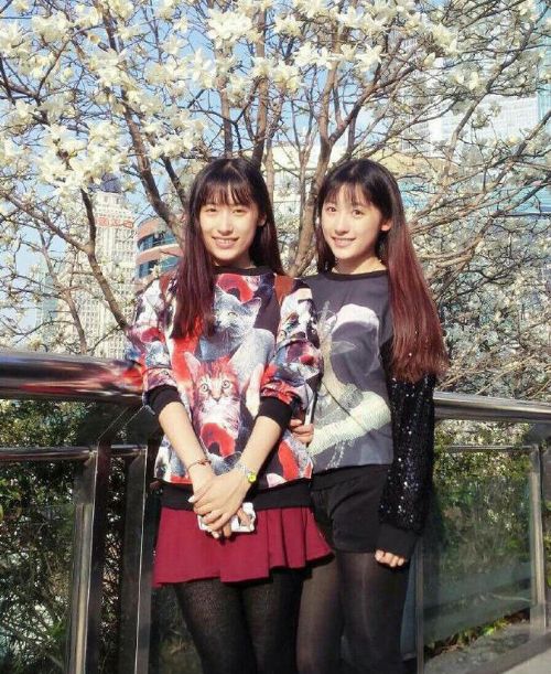 푸단大 쌍둥이 자매 인터넷 화제, ‘청순함+귀여움’