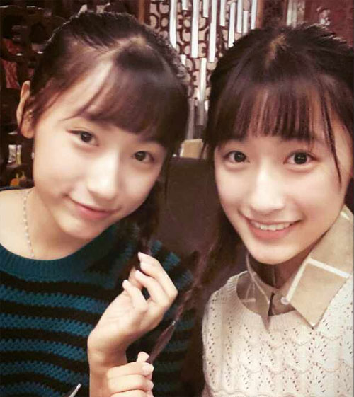 푸단大 쌍둥이 자매 인터넷 화제, ‘청순함+귀여움’