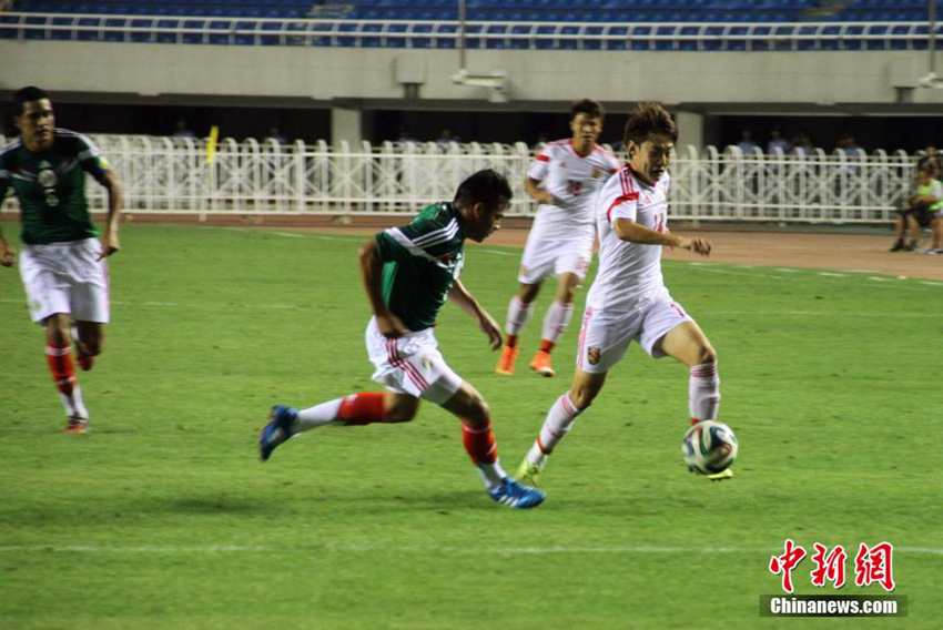 중국 U-19 남자 축구 대표팀, 멕시코 꺽고 승리