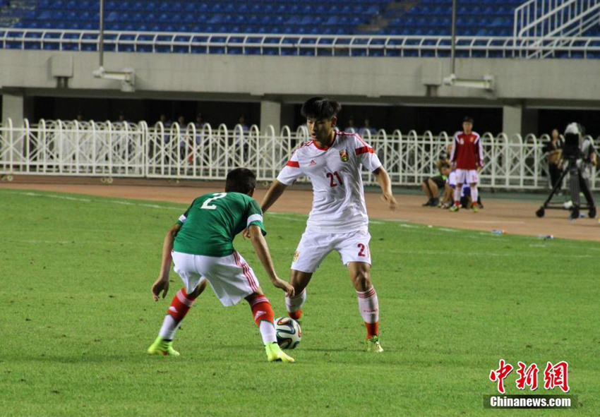 중국 U-19 남자 축구 대표팀, 멕시코 꺽고 승리