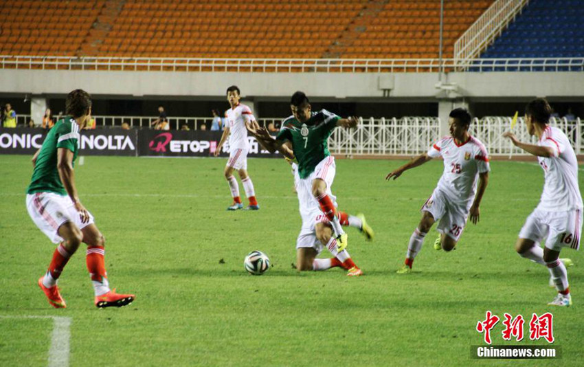 중국 U-19 남자 축구 대표팀, 멕시코 꺽고 승리