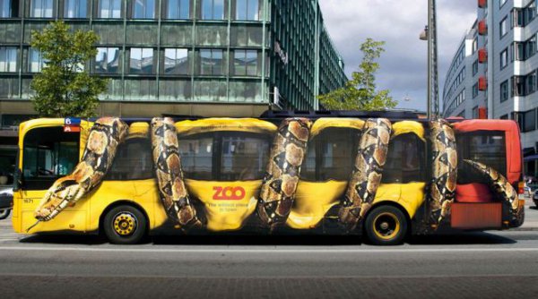 포복절도 버스광고, 기상천외한 아이디어의 세상