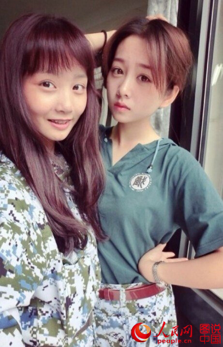 중앙희극학원 새내기 군사훈련…모두 ‘연예인 같아’