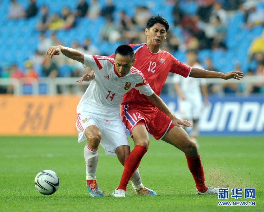 인천아시안게임, 男축구경기서 조선팀 3대0으로 중국 이겨