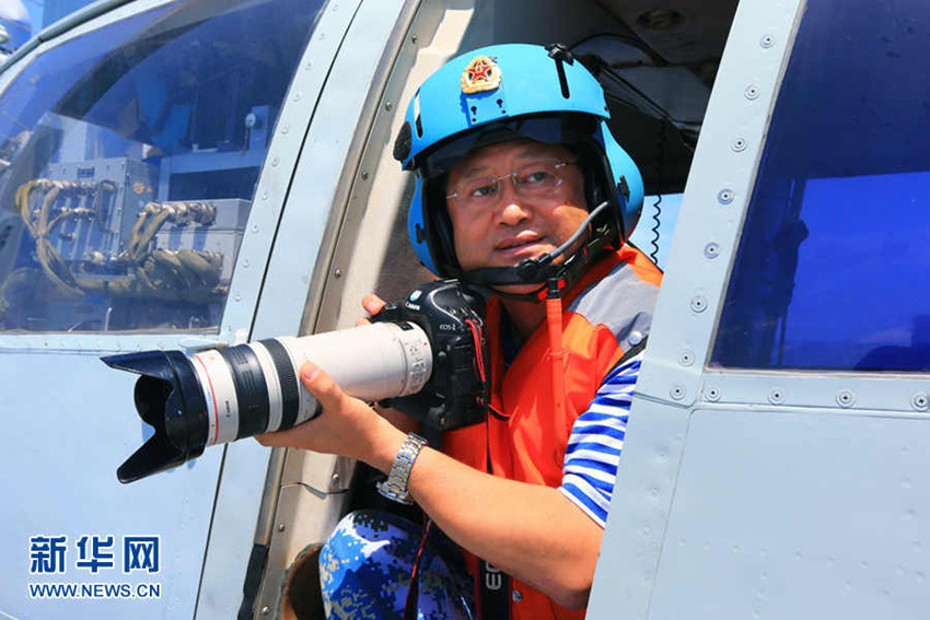 중국 시사(西沙)군도 항공 촬영, 푸른 국토와 초록빛 바다