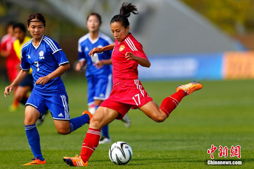 아시안게임, 중국 女축구팀 4:0으로 중화타이베이 대승