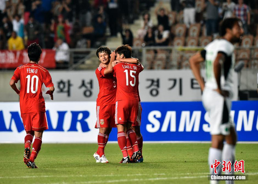 인천아시안게임, 축구 중국이 1:0으로 파키스탄 이겨