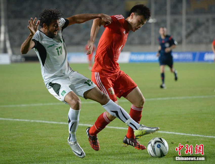 인천아시안게임, 축구 중국이 1:0으로 파키스탄 이겨