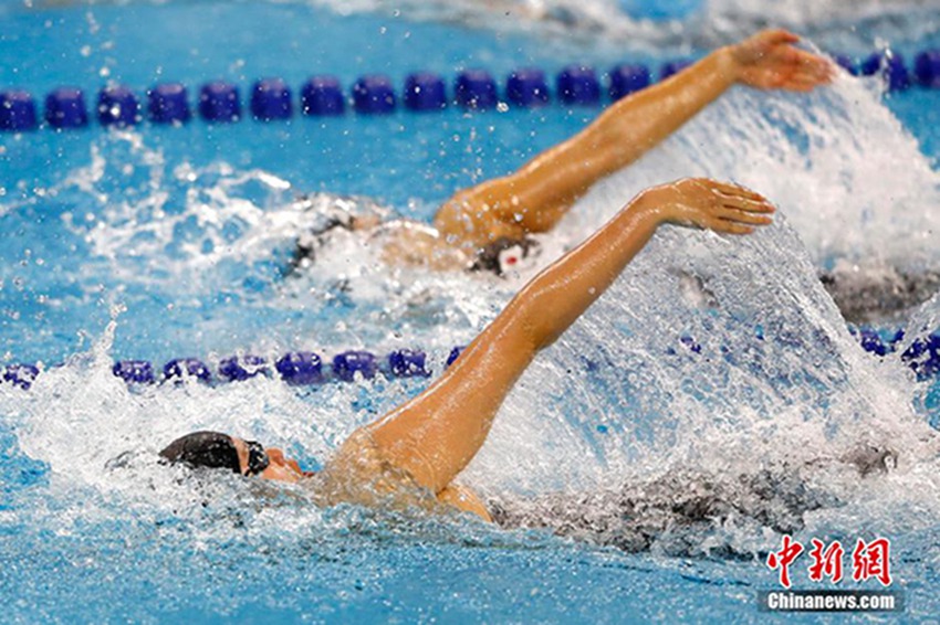 [인천아시안게임] 中, 女배영 100M 결승전 金획득