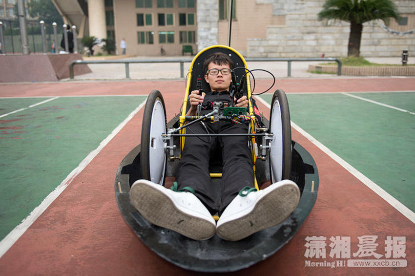 후난 대학생 절전형 레이싱카 제작, 1ℓ로 500km 운행
