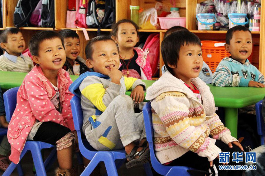 윈난 징구 지진 피해지역의 유치원들 다시 수업 재개