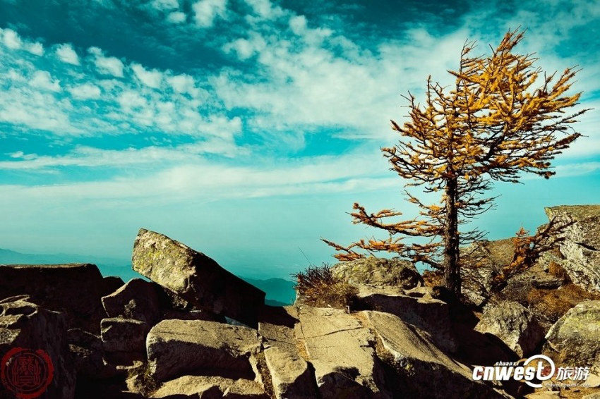 타이바이산(太白山) 가을 풍경…자연의 대작