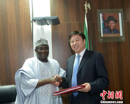 중국철도건설, 나이지리아와 120억$ 철도 계약 체결