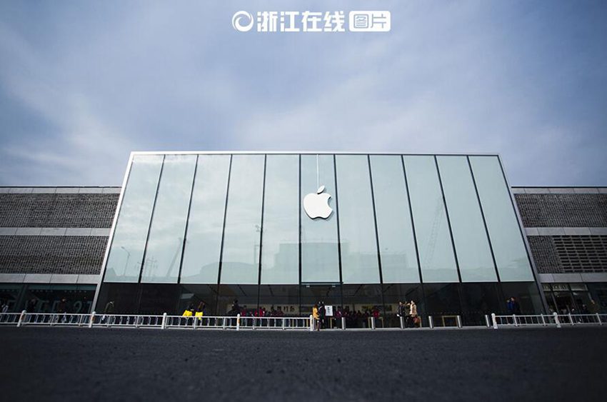 아시아 최대 규모의 애플 스토어, 항저우서 베일 벗겨져