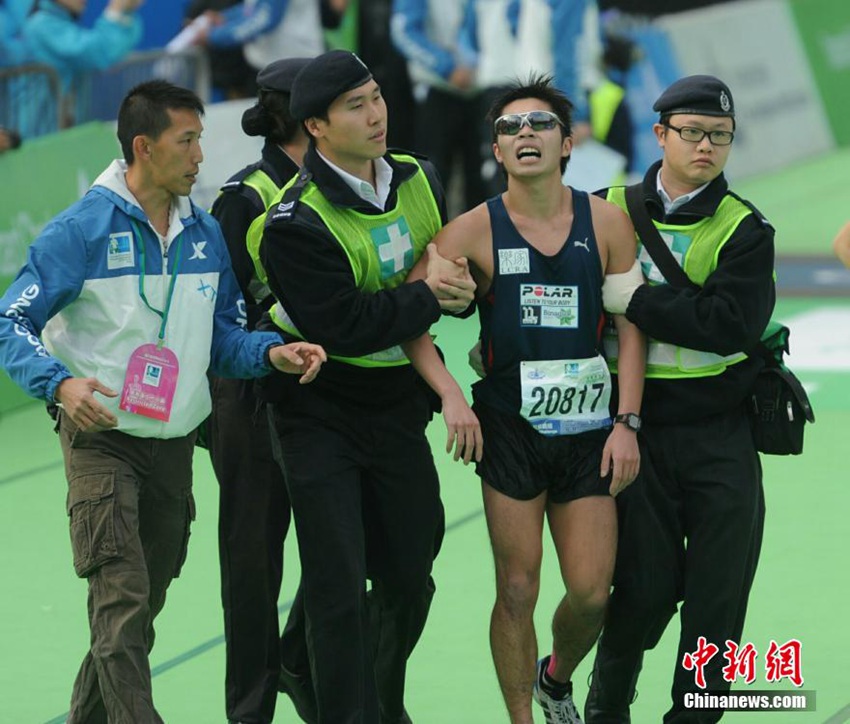 홍콩 마라톤 대회 개최…조선 선수 1위 기록