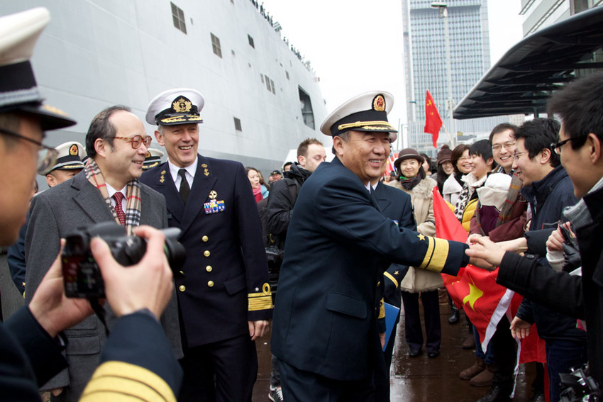 중국 해군 제18차 호위편대 네덜란드 첫 방문
