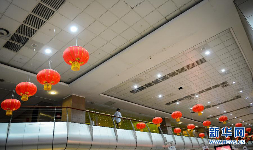 중국 전통 명절 이미지, 요하네스버그의 공항을 수놓다