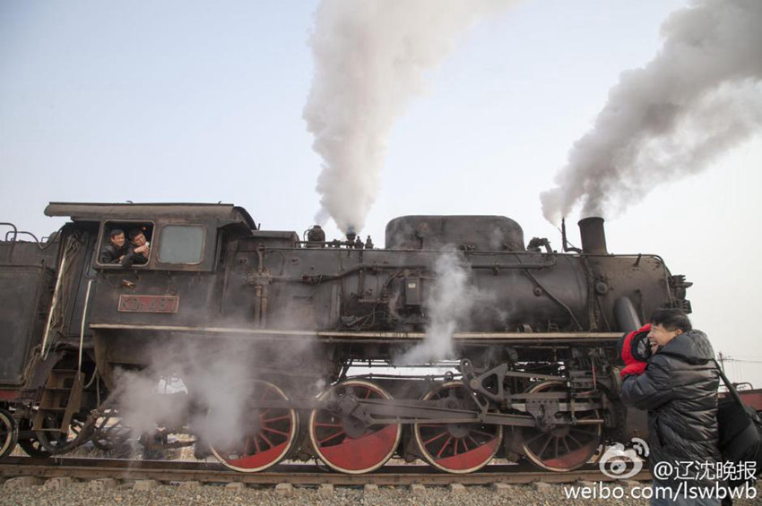 2차 대전 당시의 오래된 증기기관차, 랴오닝서 운행 재개