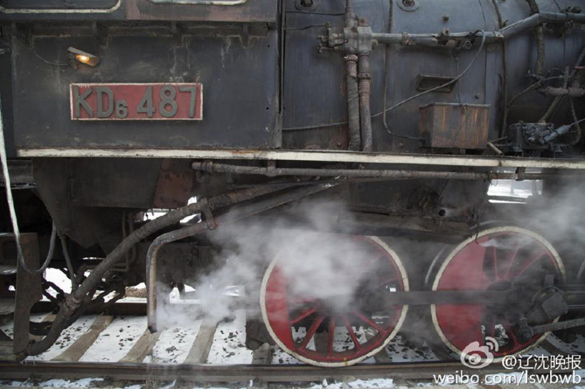 2차 대전 당시의 오래된 증기기관차, 랴오닝서 운행 재개