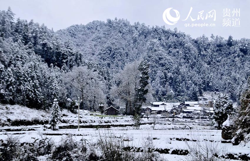 구이저우 산 속 묘족 촌락의 ‘대한(大寒)’ 절기