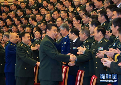 시진핑, 전군외사공작회의 및 무관공작회의 대표 접견 