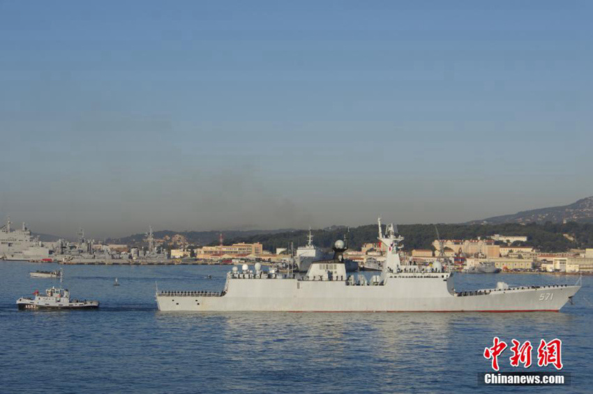 중국 해군 제18차 호위함 편대 프랑스 방문