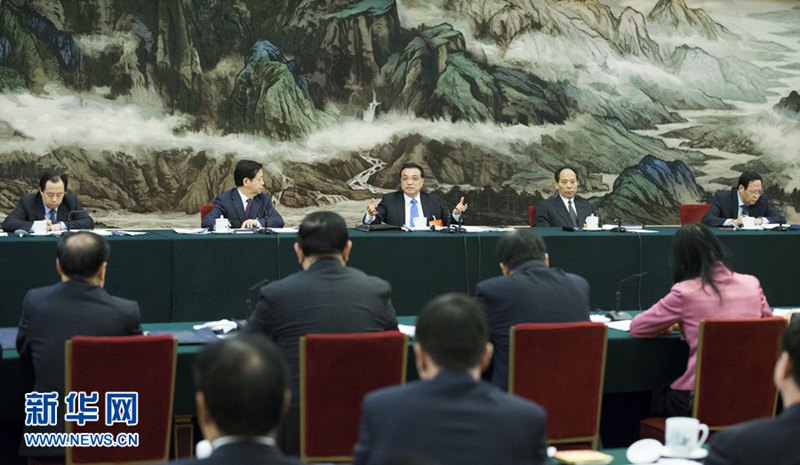 시진핑 등 지도부, 전인대 대표단 심의 참석 