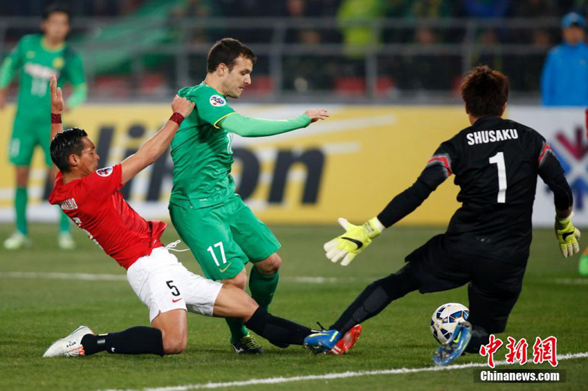2015 AFC 챔피언스리그, 궈안팀이 일본팀 누르고 승리