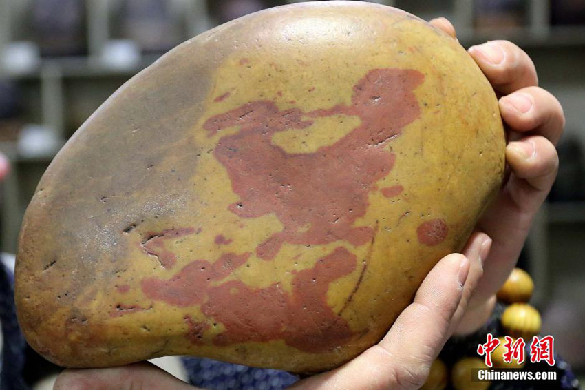 천연 기암괴석 ‘중국지도’와 닮아 “신기하네”