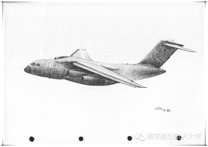 난징 얼짱 여대생의 비행기 스케치…볼거리 풍성