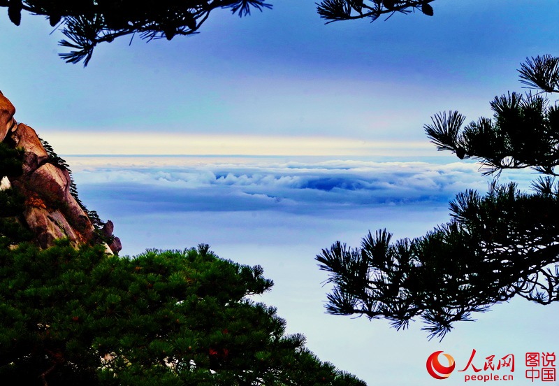 안후이 톈주산의 아름다운 경치에 취하다