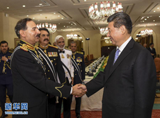 시진핑, 파키스탄 군 대표들과 만나