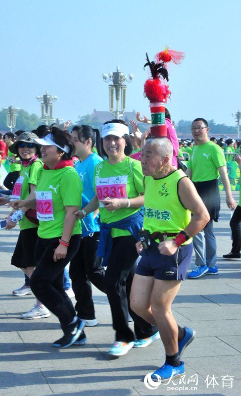 베이징 국제 장거리 달리기 대회, 톈안먼서 출발