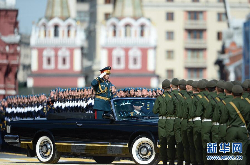 러시아 대조국전쟁 승전 70주년 기념 열병식 개최