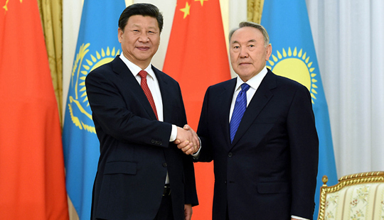 시진핑, 카자흐스탄 대통령과 회담 가져