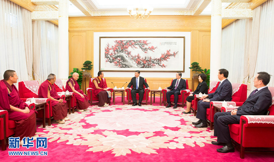 시진핑, 판첸라마 접견 “국가안위와 국민행복 우선”