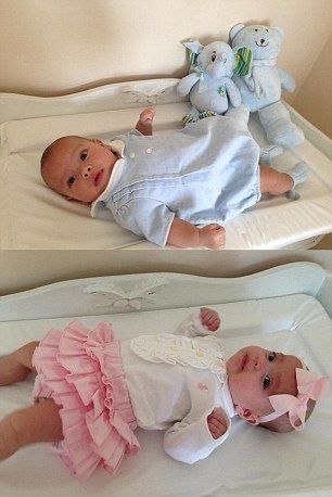 英 부자 부부, 백일 된 쌍둥이 옷에 거금 쏟아 부어