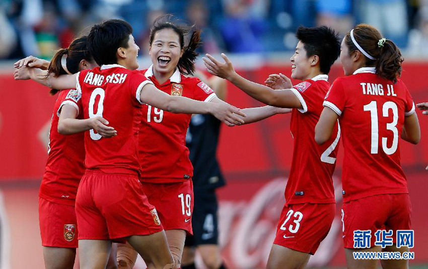 中 여자축구, 뉴질랜드와 2:2 로 16강 진출!