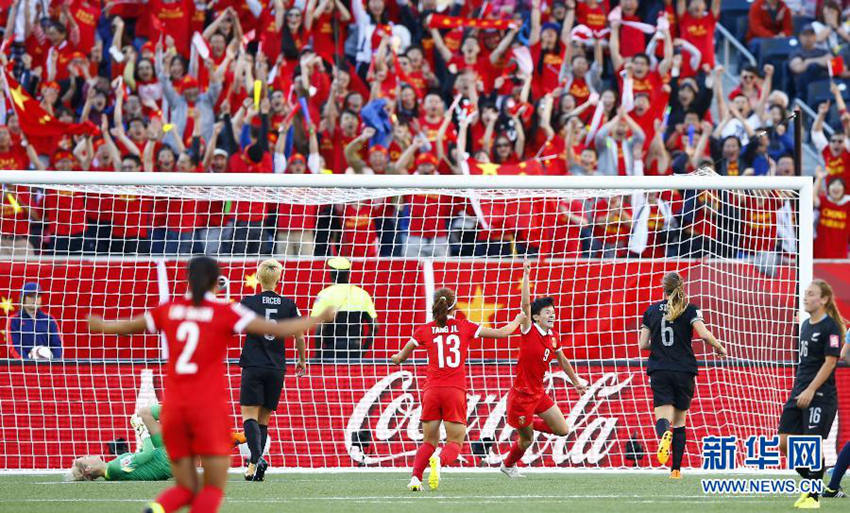 中 여자축구, 뉴질랜드와 2:2 로 16강 진출!