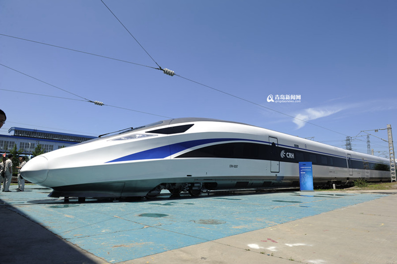 시속 350km ‘중국 표준’ 적용한 고속열차 조립 완료