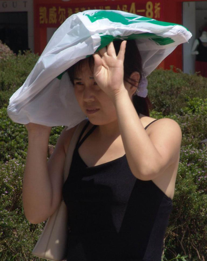 초복 무더위 이기는 햇빛 가리개... 기상천외!