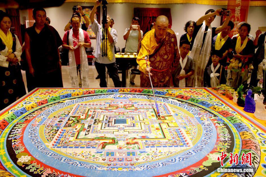 시짱 불교 전통예술 체험, 신성한 종교 미술 만다라